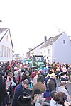 Jeckentreff der Stadt-Garde und Karnevalszug in Merl
