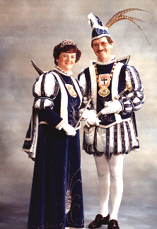 Meckenheimer Prinzenpaar 1988: Prinz Wolfgang I. & Prinzessin Helga I.