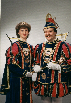 Meckenheimer Prinzenpaar 1990: Prinz Helmut I. & Prinzessin Beate I.
